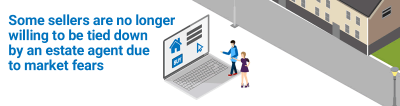 Some sellers are moving on from estate agents due to market conditions