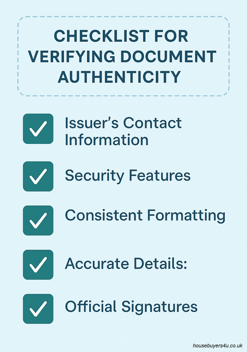 Checklist for Verifying Document Authenticity
