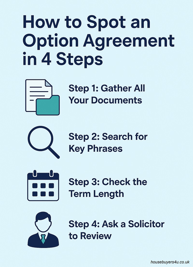 How to spot an option agreement in 4 steps