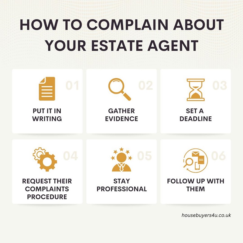 How to complain about your estate agent in the UK Step by Step