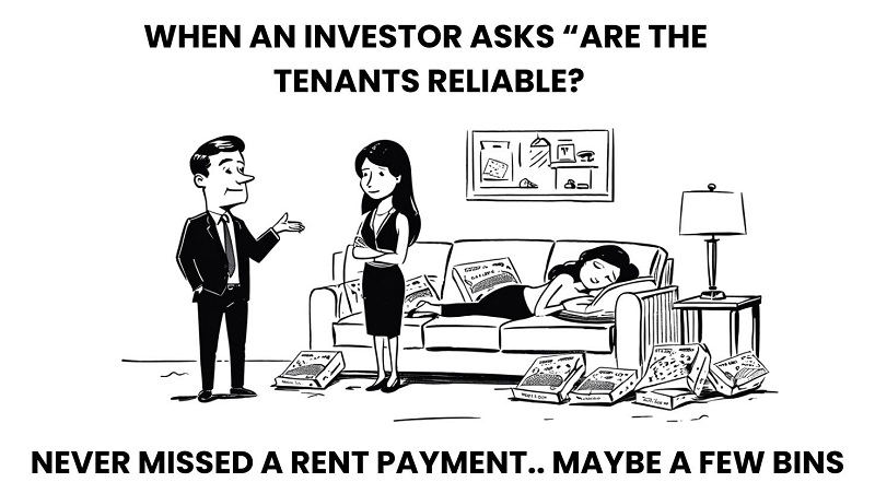 An investor buying a tenanted property